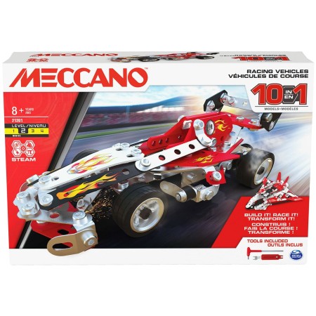 Set de construction Meccano Racing Vehicles 10 Models