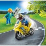 Playset Playmobil 70380A Motocicleta Carreras 70380 (12 pcs)