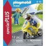 Playset Playmobil 70380A Motocicleta Carreras 70380 (12 pcs)