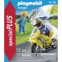 Playset Playmobil 70380A Motocyclette Carrières 70380 (12 pcs)