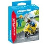 Playset Playmobil 70380A Motocicleta Carreras 70380 (12 pcs)