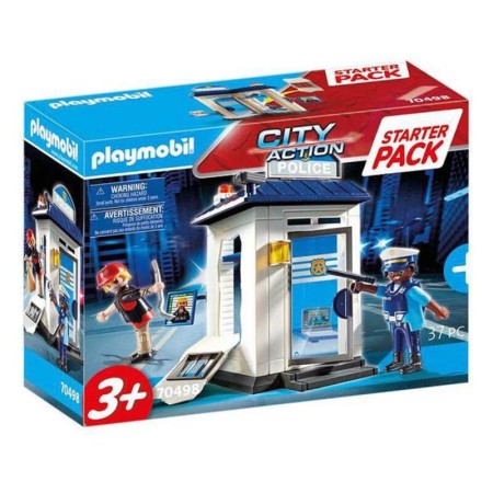 Playset City Action Police Starter Pack Playmobil 70498A 37 Pièces (37 pcs)