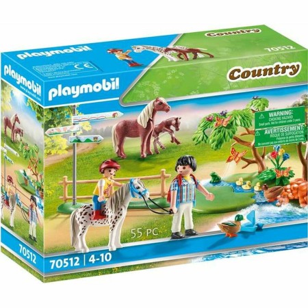 Playset Playmobil 70512 Pony Jardín 70512 (55 pcs)