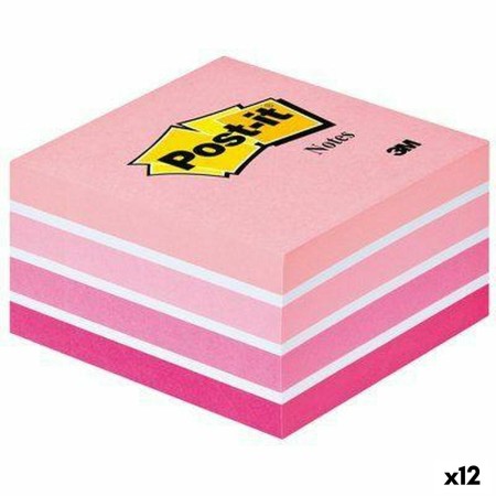 Bloc de Notas Post-it 76 x 76 mm Rosa 450 Hojas (12 Unidades)