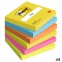 Bloc de Notes Post-it 76 x 76 mm Multicouleur 100 Volets (12 Unités)