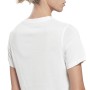 Camiseta de Manga Corta Mujer Reebok RI BL CROP TEE HT6207 Blanco