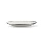 Plato Llano Ariane Vital Filo Cerámica Blanco Ø 27 cm (6 Unidades)