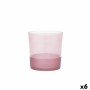 Verre Quid Pincel Rose verre 380 ml (6 Unités)