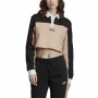 Polo Adidas Originals Cropped Femme Noir