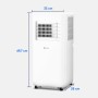 Aire Acondicionado Portátil Origial AirFeel 2250 9000 BTU/h Blanco