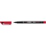 Rotulador permanente Stabilo OHPen Rojo 0,7 mm (10 Unidades)