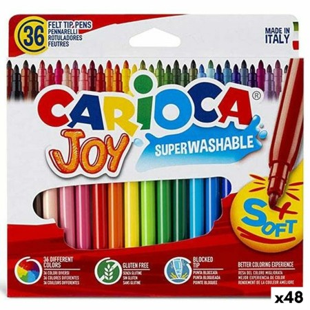 Ensemble de Marqueurs Carioca Joy Multicouleur (48 Unités)