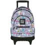 Mochila Escolar con Ruedas Grafoplas Bits&Bobs Fantasy Multicolor (4 Unidades)