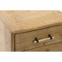 Table de Nuit DKD Home Decor 50 x 37 x 55 cm Sapin Naturel Noir Marron