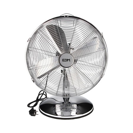 Ventilateur de Bureau EDM Ø 40 x 55 cm Argenté 60 W