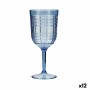 Copa de vino Quid Viba Azul Plástico 420 ml 12 Unidades (Pack 12x)