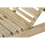 Tumbona DKD Home Decor Marrón Con ruedas 165 x 60 x 85 cm Natural (165 x 60 x 85 cm)