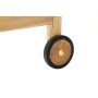 Tumbona DKD Home Decor Marrón Con ruedas 165 x 60 x 85 cm Natural (165 x 60 x 85 cm)