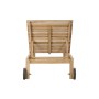 Tumbona DKD Home Decor Marrón Con ruedas 165 x 60 x 85 cm Natural (165 x 60 x 85 cm)