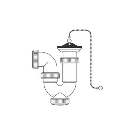 Sifón de Lavabo Mirtak PVC