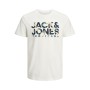 T-shirt à manches courtes homme JJBECS SHAPE TEE Jack & Jones 12224688 Blanc
