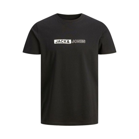 T-shirt à manches courtes homme JJNEO TEE SS CREW Jack & Jones 12221946 Noir