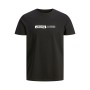 T-shirt à manches courtes homme JJNEO TEE SS CREW Jack & Jones 12221946 Noir