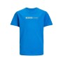 T-shirt à manches courtes enfant JJNEO TEE SS CREW JNR Jack & Jones 12225316 Bleu