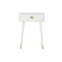 Table de Nuit DKD Home Decor Mandala 48,5 x 37 x 70 cm Sapin Doré Bois MDF