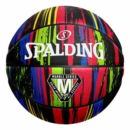 Ballon de basket Spalding Marble Series Noir 7