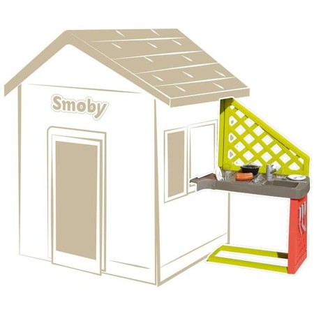 Maison de jeux pour enfants Smoby Évier 17 Pièces Accessoire