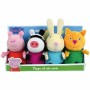 Jouet Peluche Jemini Peppa Pig Lot 4 Unités