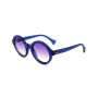 Gafas de Sol Unisex Saturnino LUNA TRANSPARENT BLUE POLISHED