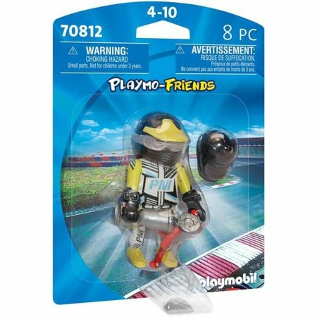 Playset Playmobil 70812 Pilote de Course 70812 (8 pcs)