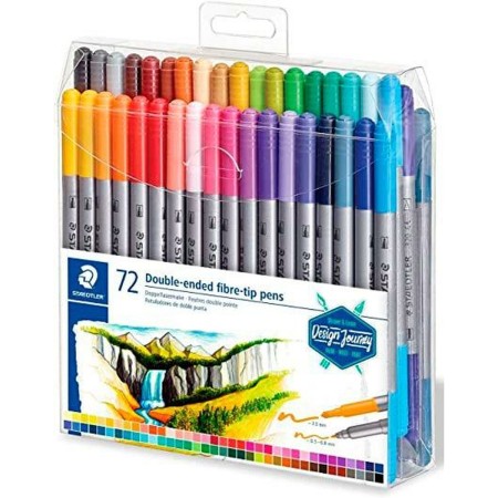 Ensemble de Marqueurs Staedtler Design Journey Double pointe Multicouleur (4 Unités)