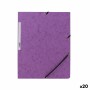 Carpeta Mariola Violeta 34 x 25 cm Din A4 (20 Unidades)