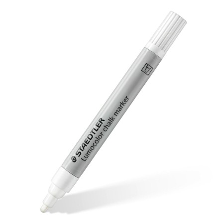 Rotuladores de tiza líquida Staedtler Lumocolor 344 10 Piezas Blanco