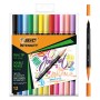 Set de Rotuladores Bic Intensity 12 Piezas Multicolor