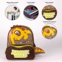 Mochila Escolar Jurassic Park Ocre