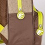 Mochila Escolar Jurassic Park Ocre