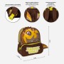 Mochila Escolar Jurassic Park Ocre