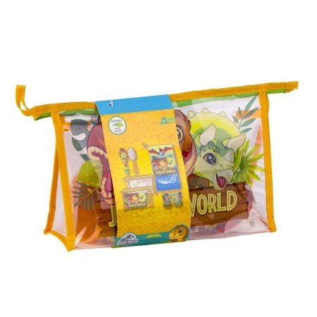 Set de Aseo Infantil para Viaje Jurassic Park 4 Piezas Naranja