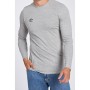 Camisa de Manga Larga Hombre Umbro SMALL LOGO LS TEE 65775U B43 Gris