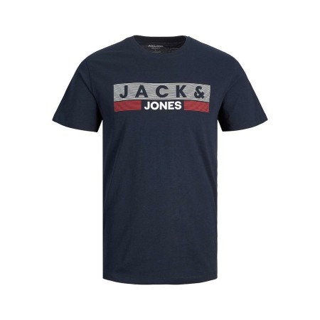 Camiseta LOGO TEE SS O-NECK NOOS Jack & Jones 12151955 Azul marino