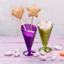 Copa de Helados y Batidos Gelato Violeta Vidrio 210 ml (6 Unidades)