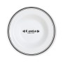 Plato para Pasta Luminarc Friends Time Bistro Blanco/Negro Vidrio 28,5 cm (12 Unidades)