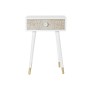 Table de Nuit DKD Home Decor S3022940 Sapin Blanc Plastique Marron Clair