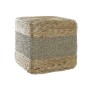 Repose-pied DKD Home Decor 42 x 42 x 40 cm Naturel Boho