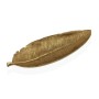 Centre de Table Versa Doré Feuille d'une plante 3 x 32 x 11 cm