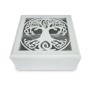 Caja Decorativa Versa Árbol Madera MDF 20 x 8 x 20 cm